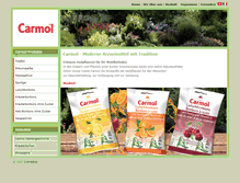 Tablet Screenshot of carmol.ch
